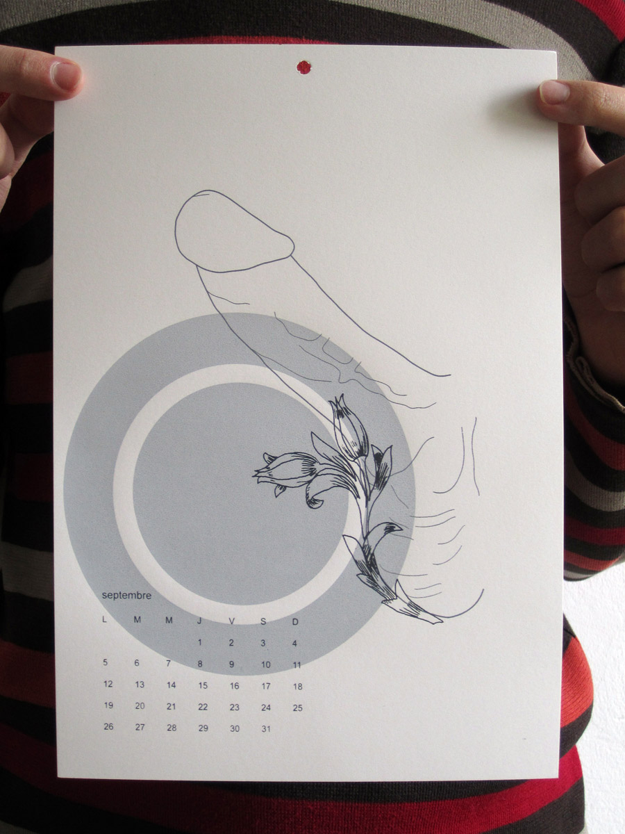 Calendrier deux mille onze des éditions yvette et paulette