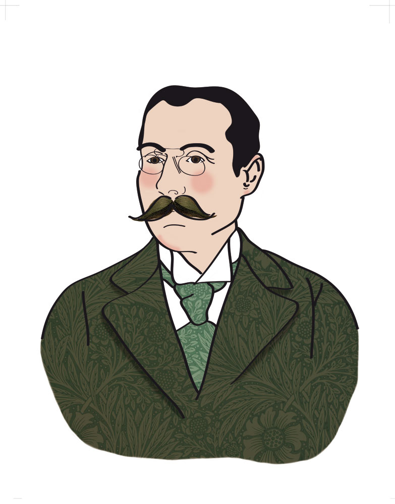 Portrait hommage à G. Gibault pour la nouvelle bibliothèque de la SNHF