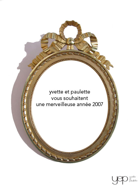 Les bons vœux d'Yvette et Paulette®