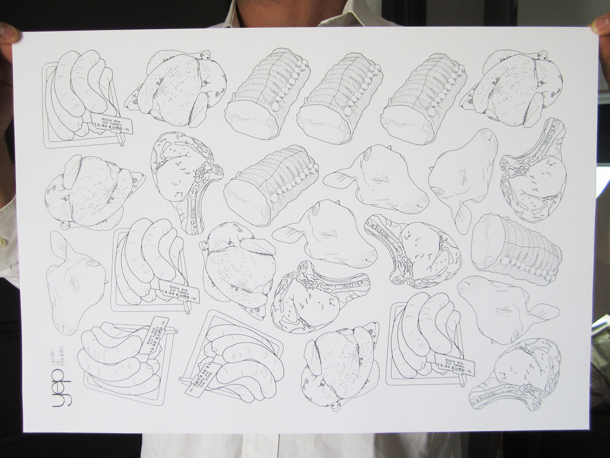 Affiche boucherie/charcuterie