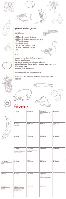 Almanach deux mille huit des éditions yvette et paulette