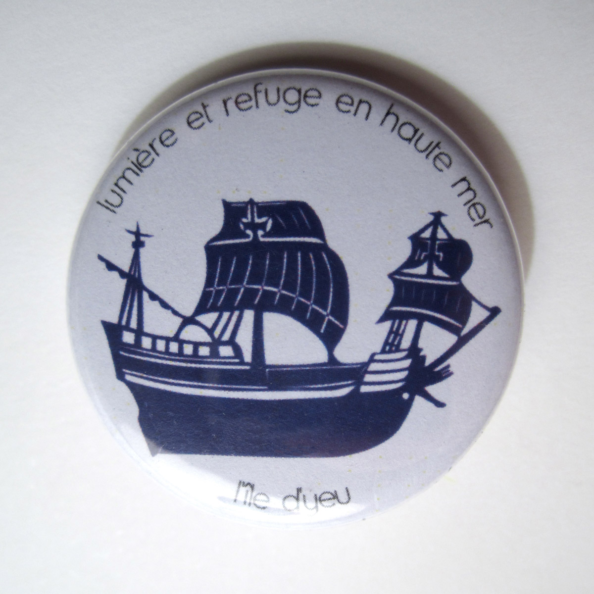 Badges et Tote bags pour la pâtisserie Mousnier à l'île d'Yeu