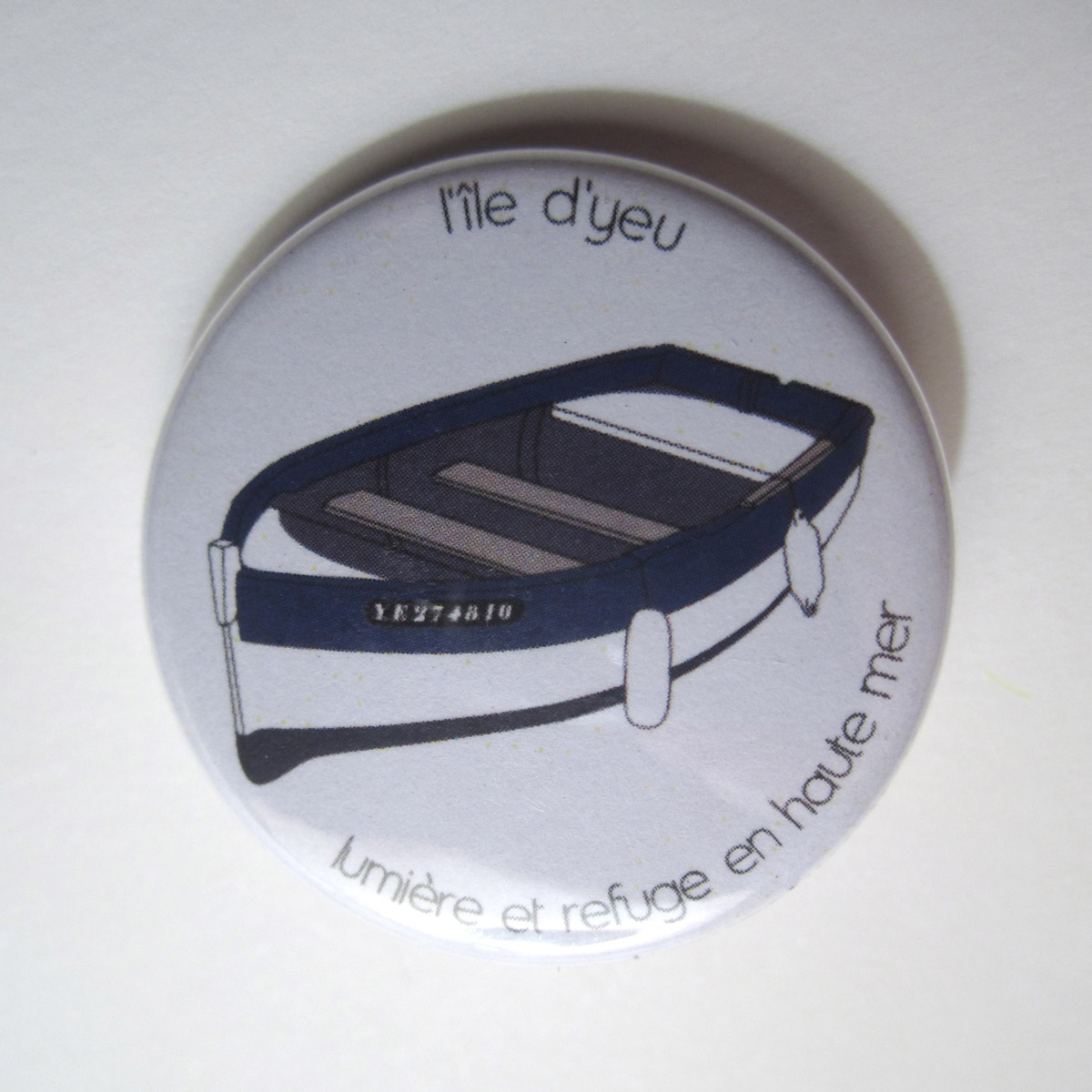 Badges et Tote bags pour la pâtisserie Mousnier à l'île d'Yeu