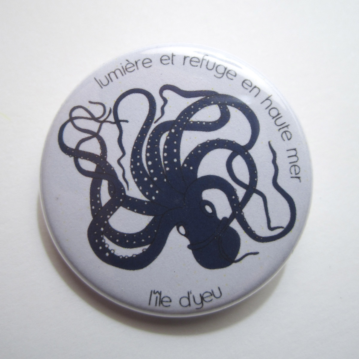Badges et Tote bags pour la pâtisserie Mousnier à l'île d'Yeu