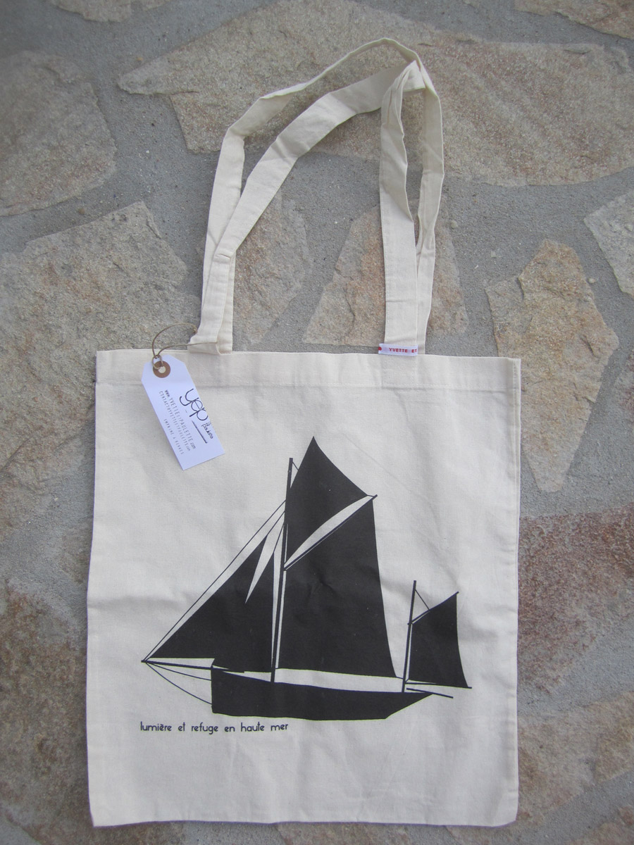 Badges et Tote bags pour la pâtisserie Mousnier à l'île d'Yeu