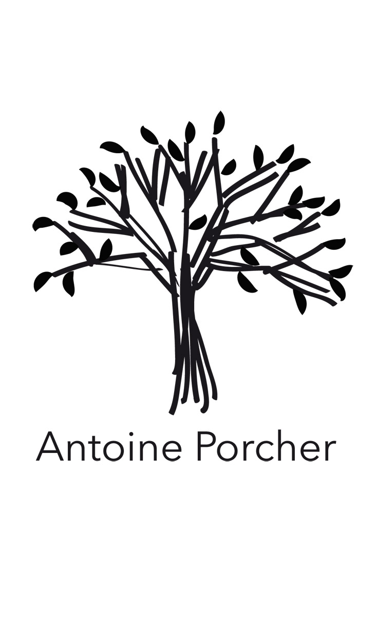 Logo et carte de visite pour Antoine Porcher - jardinier