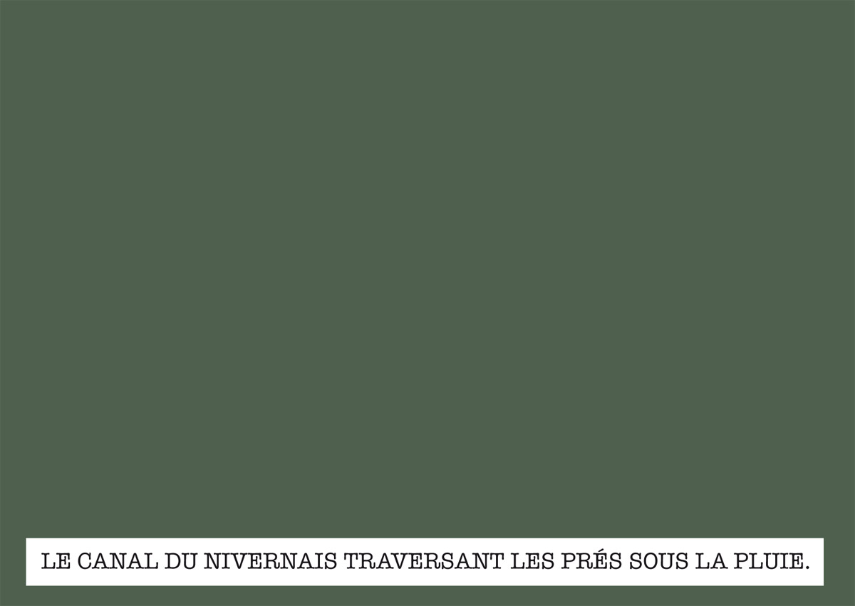 canal du nivernais traversant les prés...